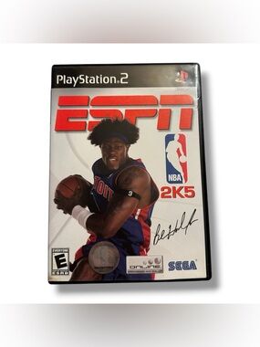 PS2 ESPN NBA 2K5 Video Game